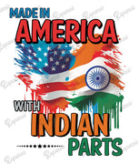 Baby Bodysuit - Made in America with Indian Parts