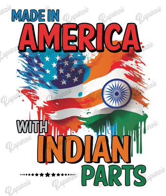 Baby Bodysuit - Made in America with Indian Parts