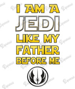 Baby Bodysuit - I Am a Jedi Like My Father Before Me