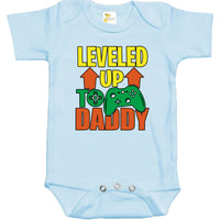 Baby Bodysuit - Leveled Up to Daddy