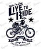 Baby Bodysuit - Ride to Live, Live to Ride