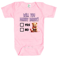 Baby Bodysuit - Will You Marry Daddy?