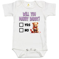Baby Bodysuit - Will You Marry Daddy?