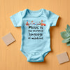 Baby Bodysuit - Music Is The Universal Language of Mankind