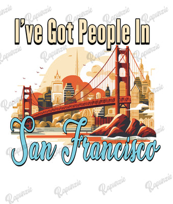 Baby Bodysuit - I've Got People in San Francisco