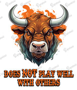 Baby Bodysuit - Does NOT Play Well With Others