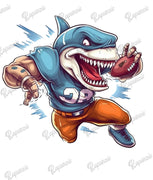 Toddler Tee - Shark Football