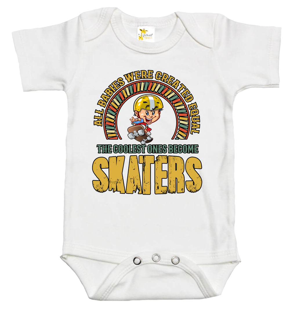 Baby Bodysuit - The Coolest Ones Become Skaters