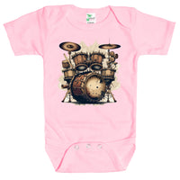 Baby Bodysuit - Steampunk Drum Kit
