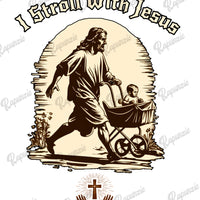 Baby Bodysuit - I Stroll With Jesus