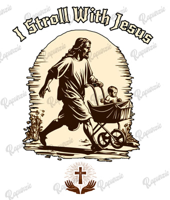 Baby Bodysuit - I Stroll With Jesus