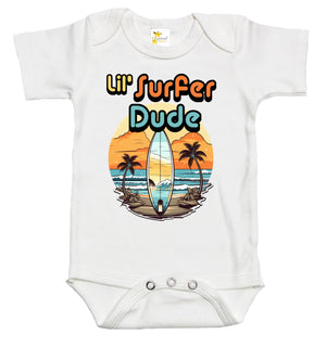 Baby Bodysuit - Lil' Surfer Dude