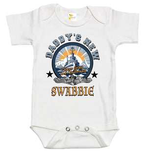 Baby Bodysuit - Daddy's New Swabbie