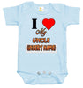 Custom Baby Bodysuit - I Love My Uncle