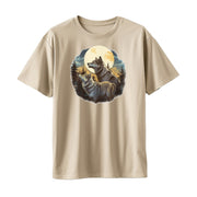 T-Shirt - Wolves Against the Full Moonlight
