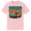 Checkered Past T-Shirt | Retro Racing Vibes Tee Printed on Light Colors