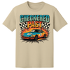 Checkered Past T-Shirt | Retro Racing Vibes Tee Printed on Light Colors