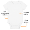 Baby Bodysuit – “I Am Fearfully and Wonderfully Made” – Christian Baby Shower Gift, Baptism Dedication Outfit, Scripture Baby Clothes